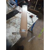 vidaXL Wandschap met lade 60x23,5x10 cm MDF Eiken & Wit - 71% Korting