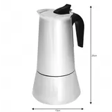 KINGHOFF Espressopot 600 ml 12 kopjes KH-1047 RVS