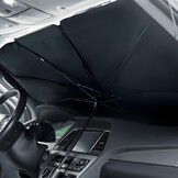 Zilveren Zonnescherm Paraplu Auto Voorruit 135x79cm | UV-bescherming | 54% Korting