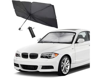 CGEAMDY Auto Parasol Voor Voorruit - Zilver - 135 x 79 cm