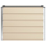 vidaXL Plantenbak Ivoor 480 x 50 x 45 cm Gegalvaniseerd staal