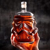 Luxe Whiskey Karaf Set 750ml met 2 Glazen 150ml - Transparant