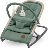 Maxi-Cosi Kori 2-in-1 Baby wipstoel met Speelgoedboog, 0-2 jaar, tot 15 kg, Baby Bouncer, 3 Ligstanden met één Hand, Easy-in Harnas, Lichtgewicht en Compact, 2 Speeltjes, Eco Care, Beyond Green