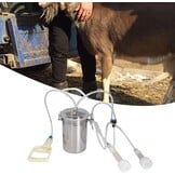 Handmatige Geitenmelkmachine 2L RVS - Draagbaar & Moeitebesparend | 34% Korting