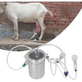 Handmatige Geitenmelkmachine 2L RVS - Draagbaar & Moeitebesparend | 34% Korting