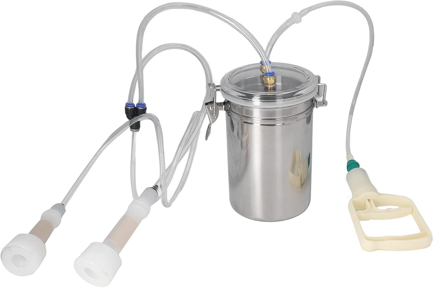 Handmatige Geitenmelkmachine 2L RVS - Draagbaar & Moeitebesparend | 34% Korting