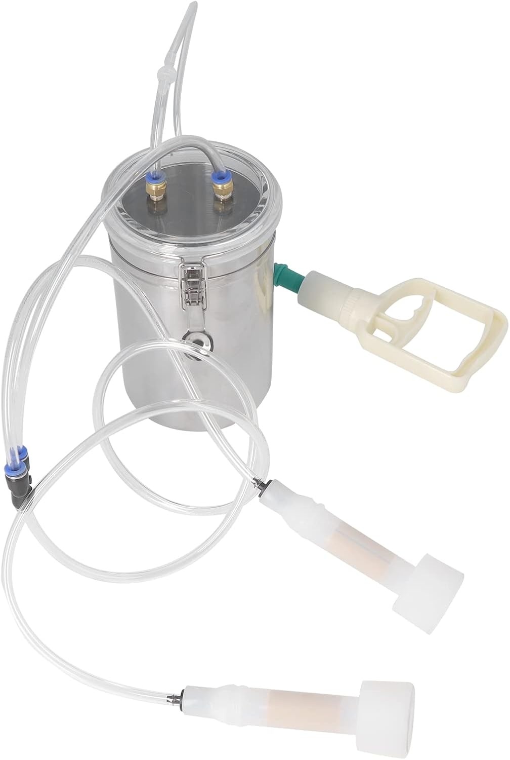 Handmatige Geitenmelkmachine 2L RVS - Draagbaar & Moeitebesparend | 34% Korting