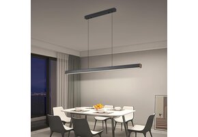 Dimbare LED Hanglamp Eettafel 150cm Zwart (41% Korting)