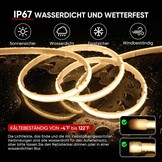 COB LED Strip 3m Koud Wit 6500K IP67 Waterdicht - 56% Korting