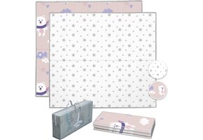 XXL Baby Speelmat 180x200cm - Dik Schuim, Omkeerbaar & Opvouwbaar