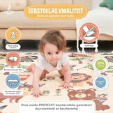 Baby Play Mat 180x200x1.5cm XXL Baby Gym Play Mat - Play Mat Baby - Baby Foam Mat - Reversible Foldable Foam Floor Mat - Baby Play Rug - Birth Gift - Crawling Mat Baby - Tummy Time