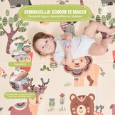 Baby Play Mat 180x200x1.5cm XXL Baby Gym Play Mat - Play Mat Baby - Baby Foam Mat - Reversible Foldable Foam Floor Mat - Baby Play Rug - Birth Gift - Crawling Mat Baby - Tummy Time