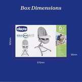 Maaltijdkit voor Baby Hug 4-in-1: Eetblad & Beschermhoes (Wit)