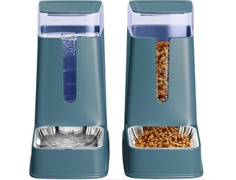 Automatische Voerautomaat & Waterdispenser Set 3.5L - 29% Korting