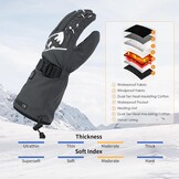 Verwarmde Handschoenen Grijs L/XL - 55% Korting