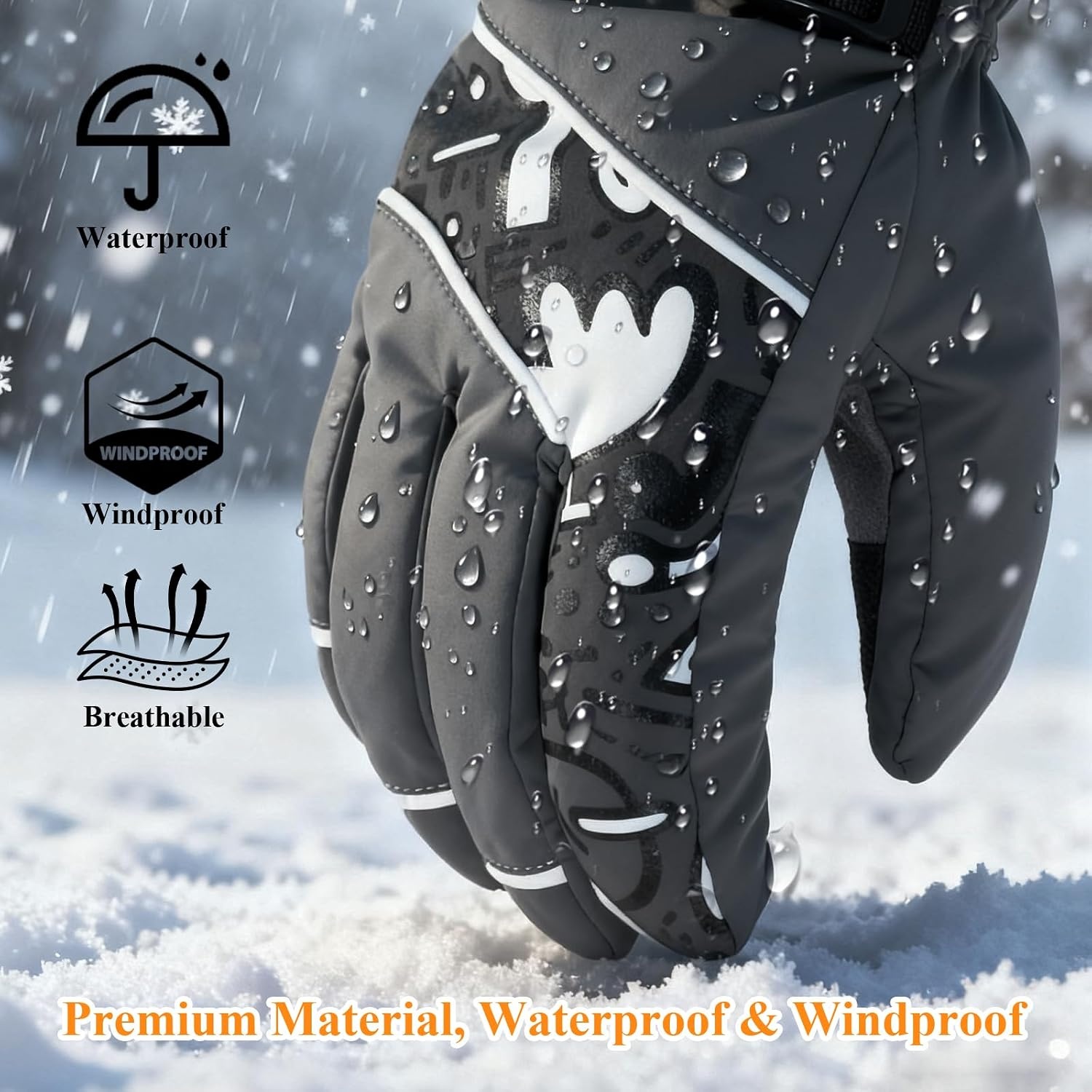 Oplaadbare Verwarmde Handschoenen XL Grijs - 55% Korting