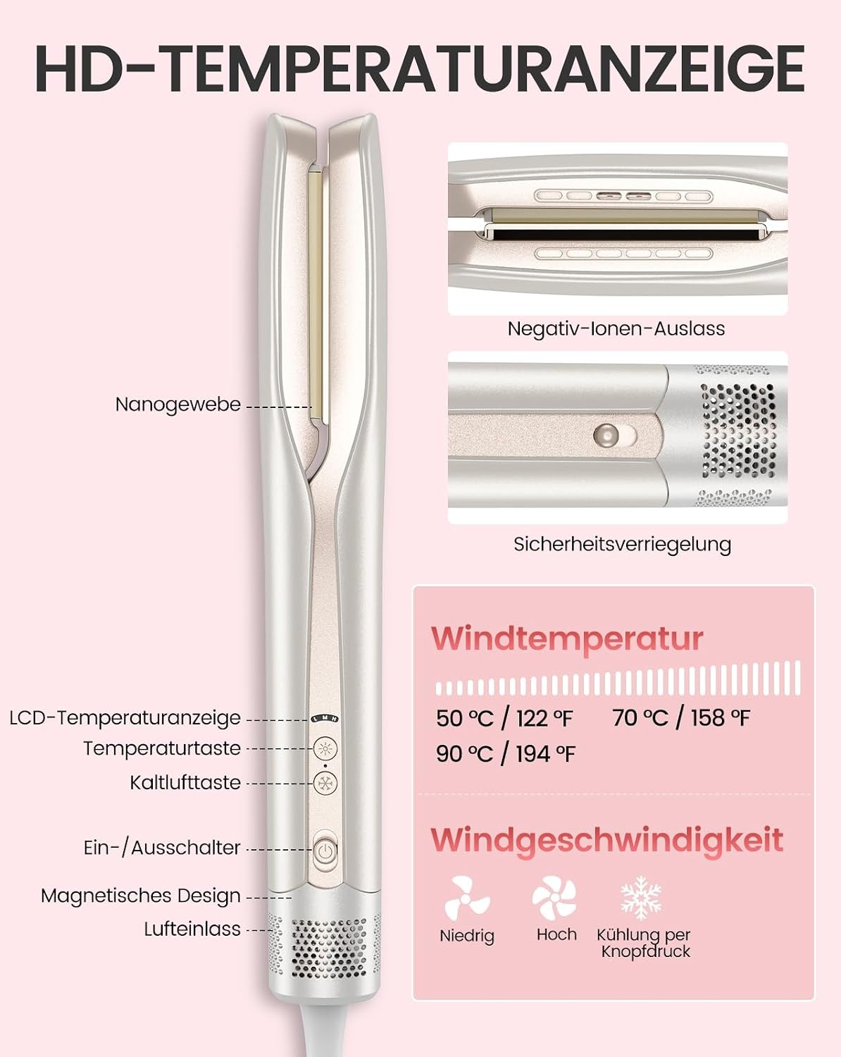 HOMEASY Air Stijltang - 57% Korting