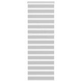 VidaXL Zebra rolgordijn 80x230 cm Lichtgrijs - 58% Korting!