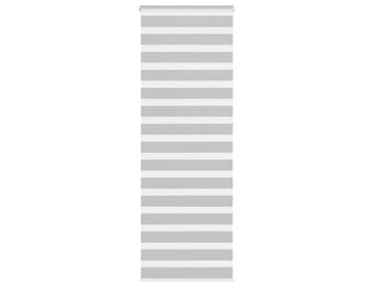 Lichtgrijs Zebra Rolgordijn 80x230 cm - 33% Korting