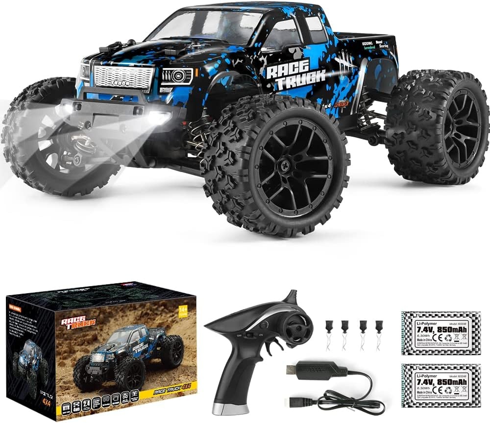 RC Monster Truck 1/18 4x4 | 36 km/u | Spatwaterdicht | 29% Korting