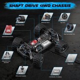 RC Monster Truck 1/18 4x4 | 36 km/u | Spatwaterdicht | 29% Korting