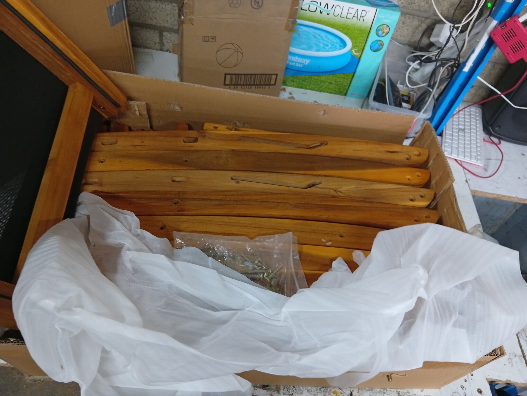 2x Inklapbare Tuinstoelen Acaciahout & Textileen - 59% Korting!