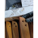 2x Inklapbare Tuinstoelen Acaciahout & Textileen - 59% Korting!