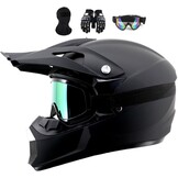 Kinder & Volwassen Motocrosshelm met Bril & Masker - Maat L (56-57CM) - 34% Korting