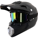 Kinder & Volwassen Motocrosshelm met Bril & Masker - Maat L (56-57CM) - 34% Korting