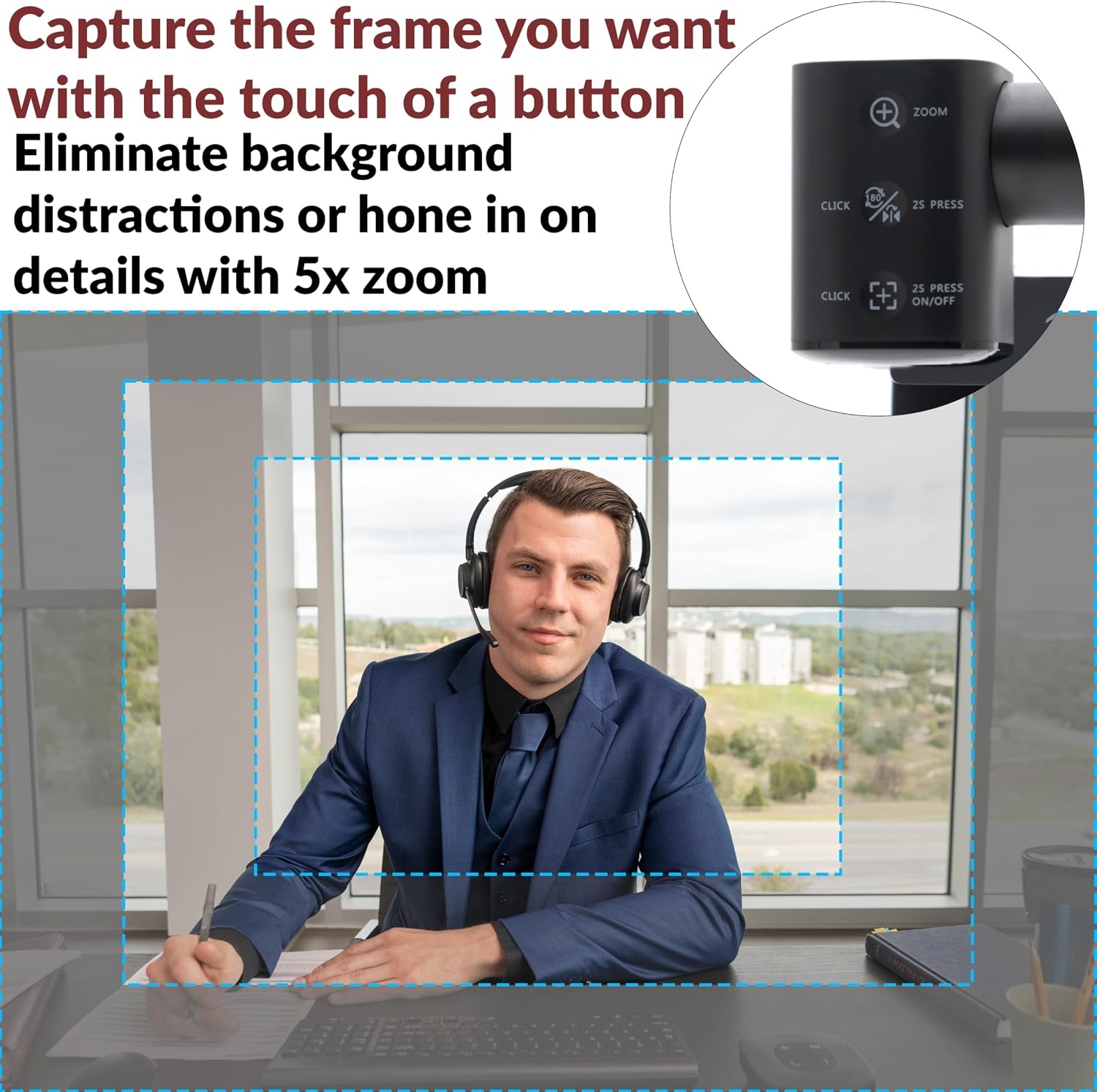 Full HD Webcam 1080p: Presenteren & Vergaderen - 34% Korting
