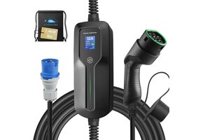 Draagbaar EV Laadstation Type 2 | CEE | 35% Korting