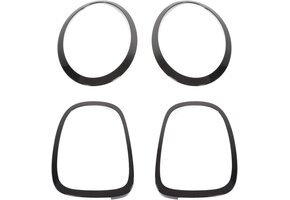 Glanzend Zwart Achterlicht & Koplamp Frame - Geschikt voor F55/F56/F57 (34% korting)