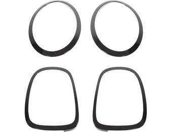 Glanzend Zwart Achterlicht & Koplamp Frame - Geschikt voor F55/F56/F57 (34% korting)