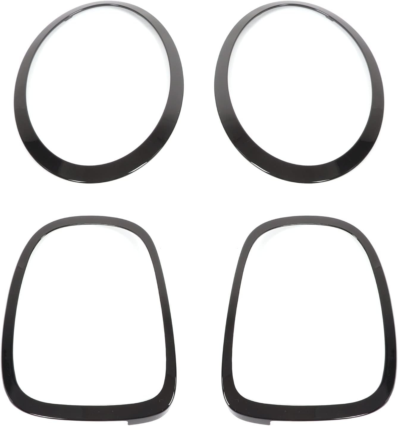 Glanzend Zwart Achterlicht & Koplamp Frame - Geschikt voor F55/F56/F57 (34% korting)