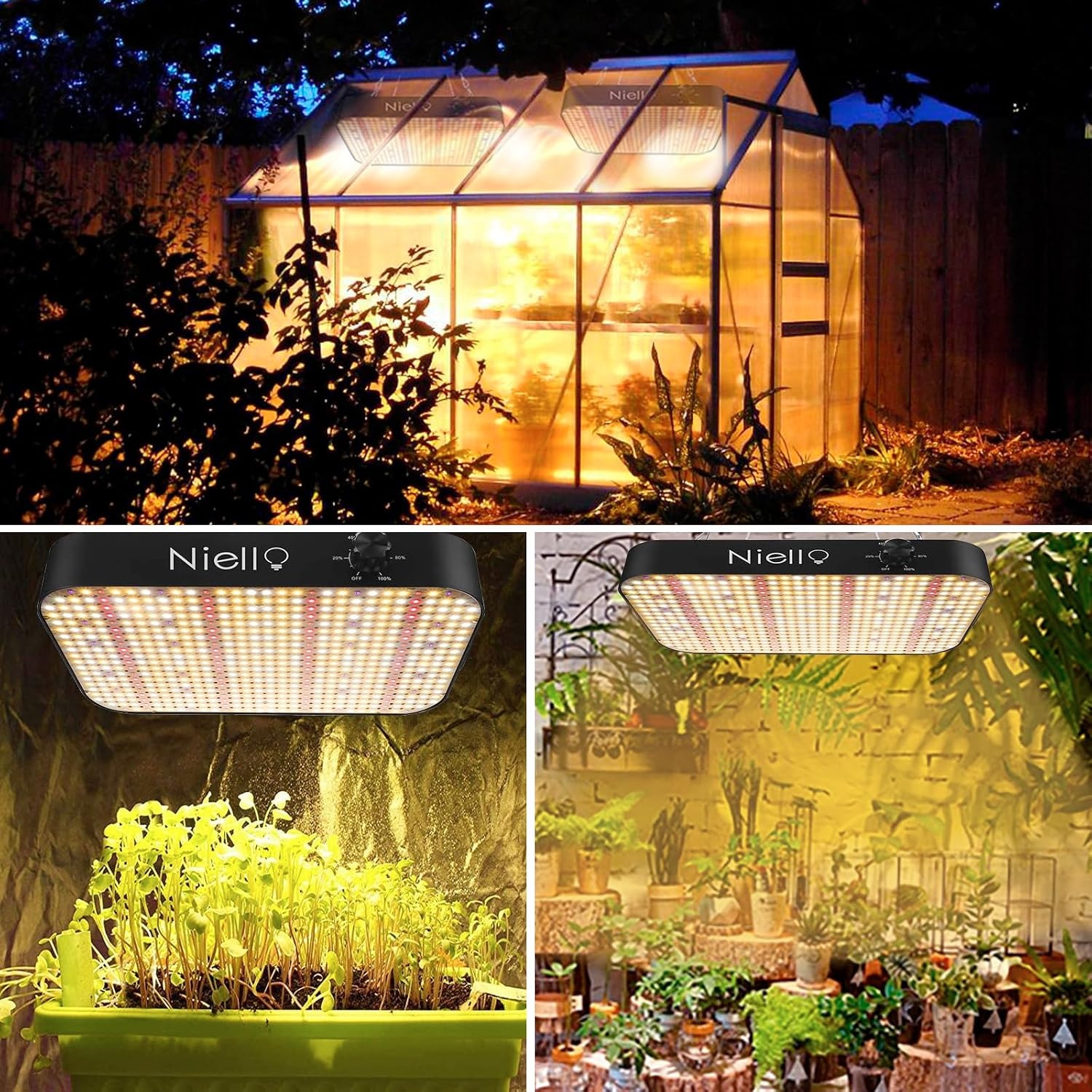 LED Groeilamp Binnenplanten 65W | Volledig Spectrum | Dimbaar | 34% Korting