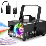 Mini Rookmachine 600W met Discobol & RGB LED - 29% Korting