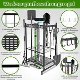Staande Tuingereedschapshouder 35 Sleuven, 4+9 Haken | 28% Korting