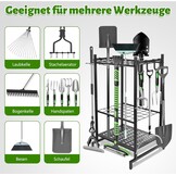 Staande Tuingereedschapshouder 35 Sleuven, 4+9 Haken | 28% Korting