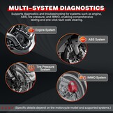Motorfiets Foutcodelezer - Diagnostische Scanner met 35% Korting