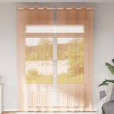 2x Gordijn Voile Terracotta (140x300cm) met Korting