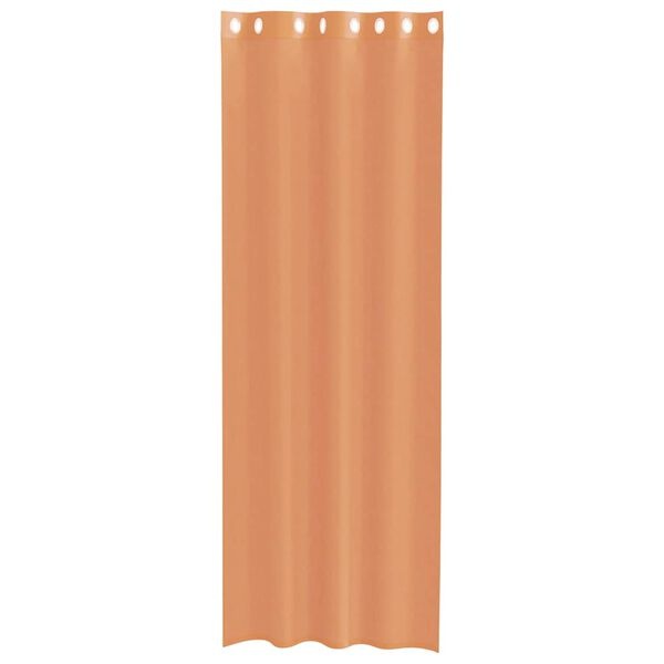 2x Gordijn Voile Terracotta (140x300cm) met Korting