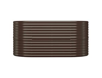 Verhoogde Plantenbak Staal 152x80x68 cm Bruin - 53% Korting!