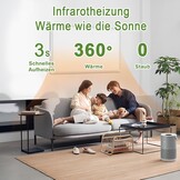 Infraroodpaneel Wit 180W - Efficiënte Warmte (1-3m²) - 29% Korting