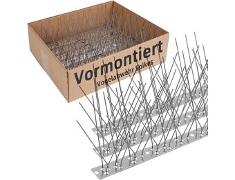 Vogelwering Spikes RVS - 10,56m - Diervriendelijk & Voorgemonteerd - 29% Korting