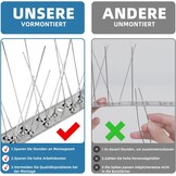 Vogelwering Spikes RVS - 10,56m - Diervriendelijk & Voorgemonteerd - 29% Korting