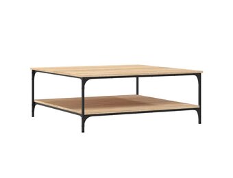 Salontafel Bewerkt Hout 100x100x40 cm Sonoma Eiken - 29% Korting
