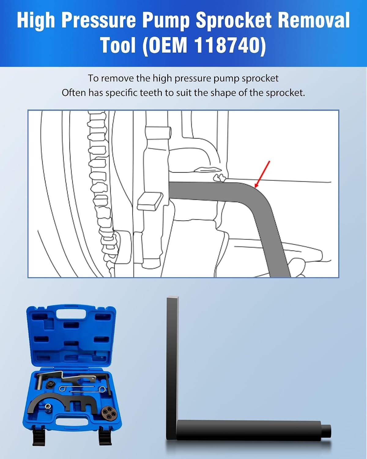 Distributieset BMW N47/N57 Dieselmotoren | Nokkenas & Krukas Afstelgereedschap | Koolstofstaal | 57% Korting