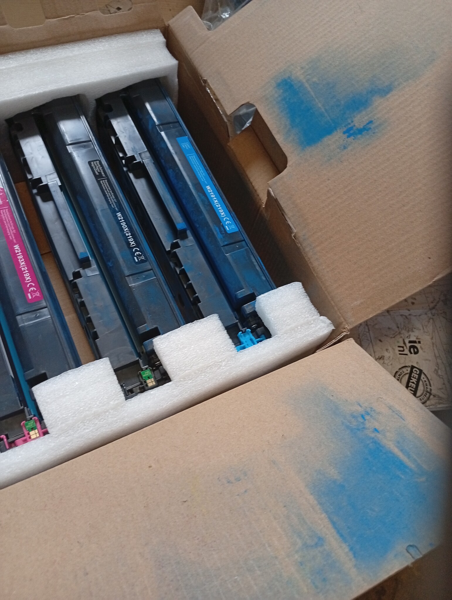 4-pack HP 219X Tonercartridges Zwart/Cyaan/Magenta/Geel - 75% Korting