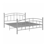 vidaXL Bedframe Metaal Grijs 200x200 cm - 54% Korting!