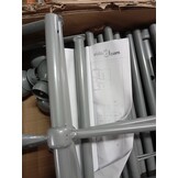 vidaXL Bedframe Metaal Grijs 200x200 cm - 54% Korting!